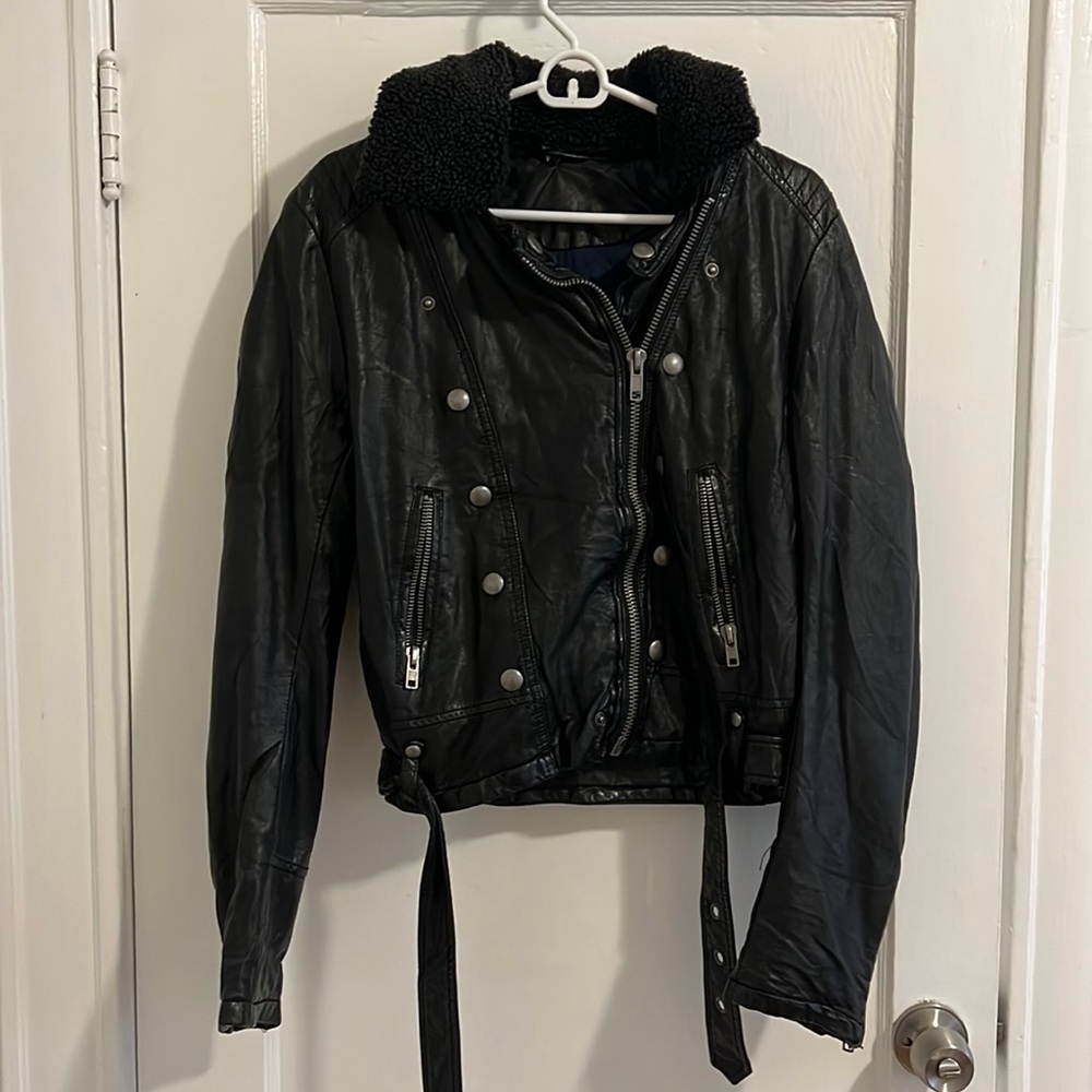 Free People Leather jacket